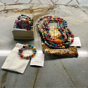 Noonday Collection Funky Paper Bead Lot